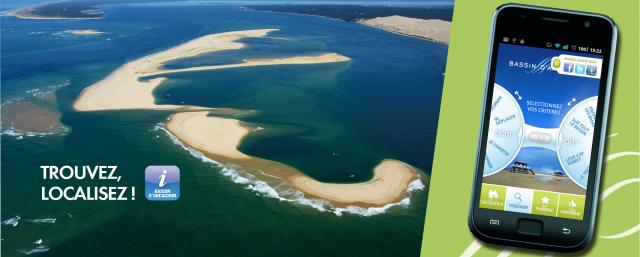 Le Bassin d'Arcachon s'affiche sur ANDROID !