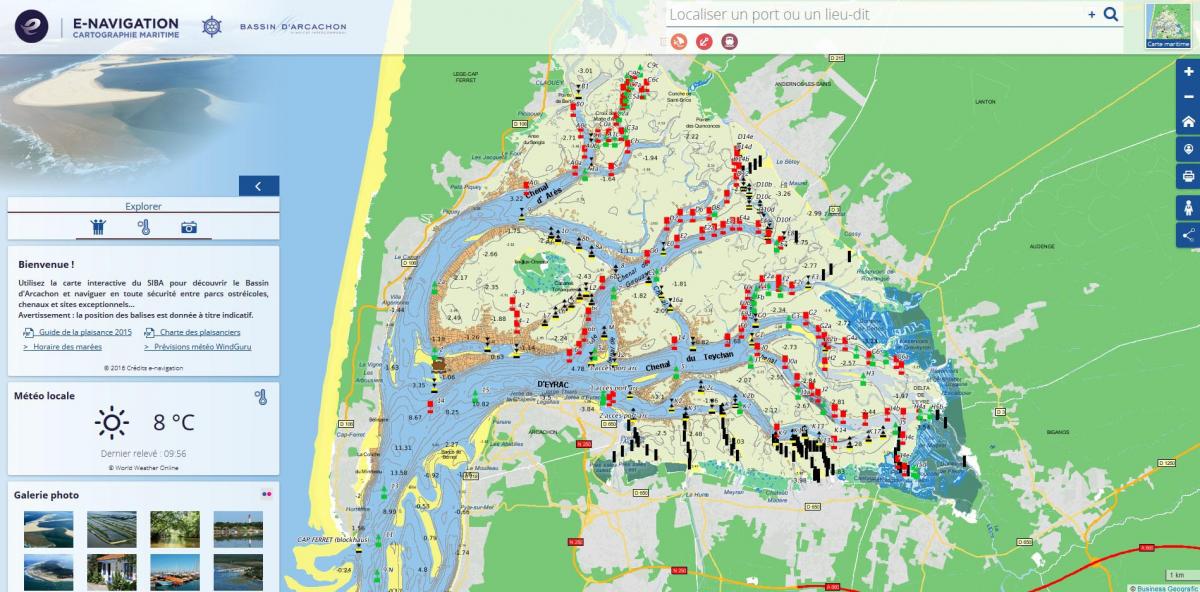 carte e-navigation